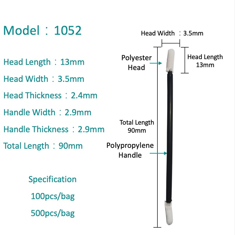 SW-1052 tampon cu poliester elastic cu capăt dublu
