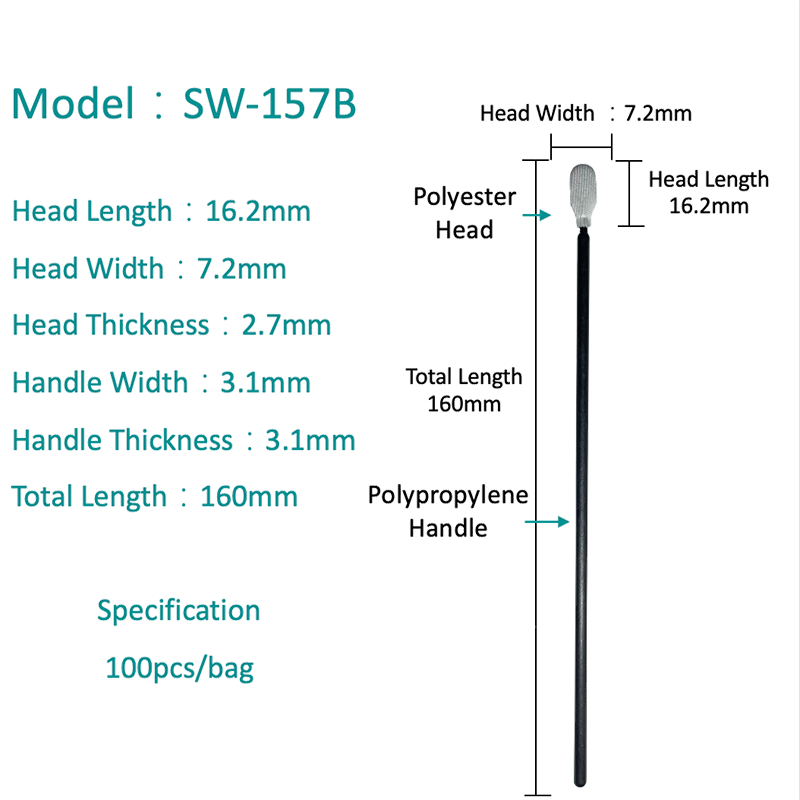 SW-157B Polyester fără praf ștergere din poliester