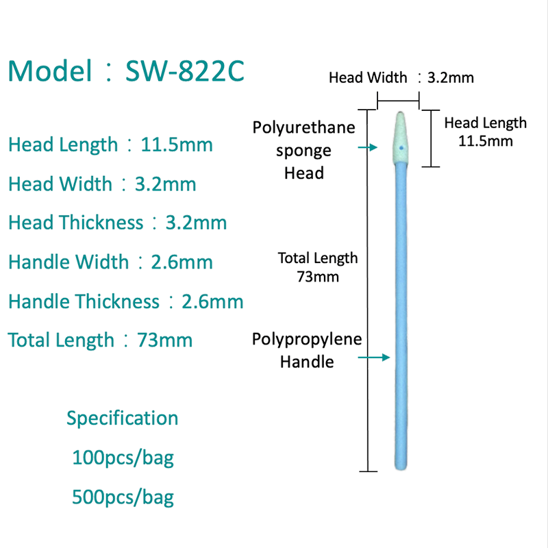 SW-822C SFAM Curățarea vârfurilor de spumă